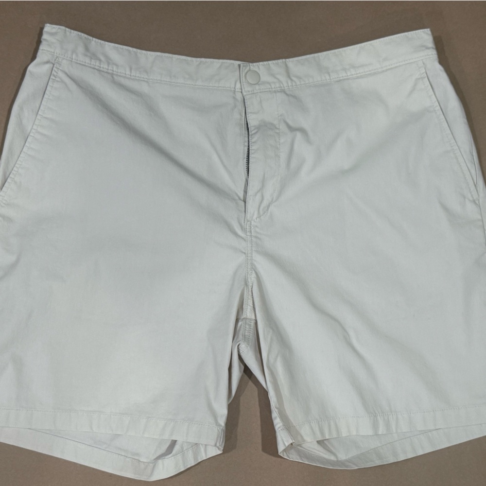 White Casual Shorts